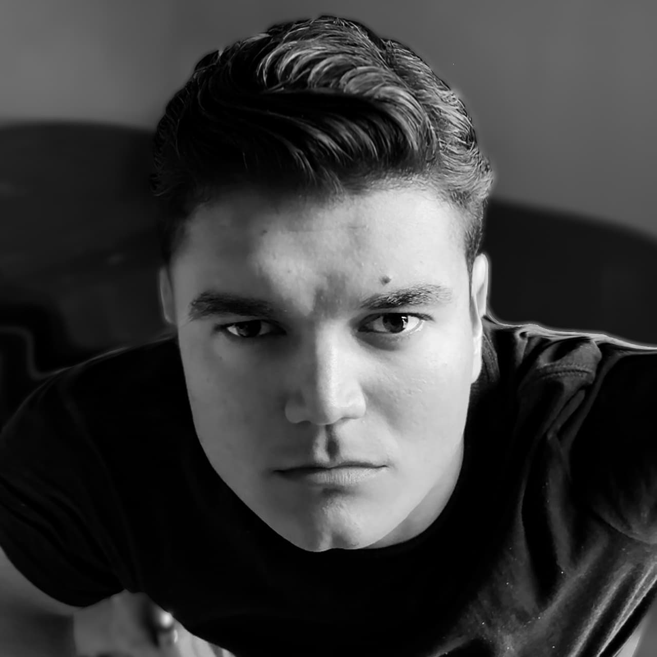 Black and white portrait of Gregório Pinheiro